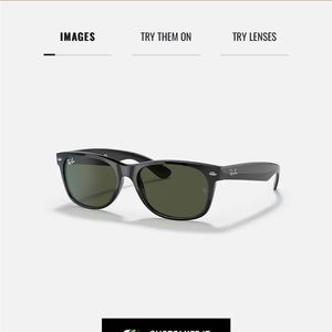 Ray-Ban New Wayfarer Black Sunglasses